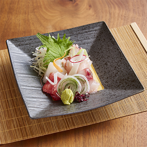 お造り五種盛り,Five kinds of sashimi platter, 오종 모둠 사시미, 五种刺身拼盘